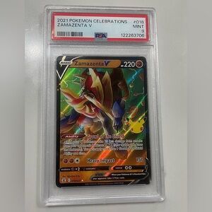 2021 Pokemon Celebrations ZAMAZENTA V